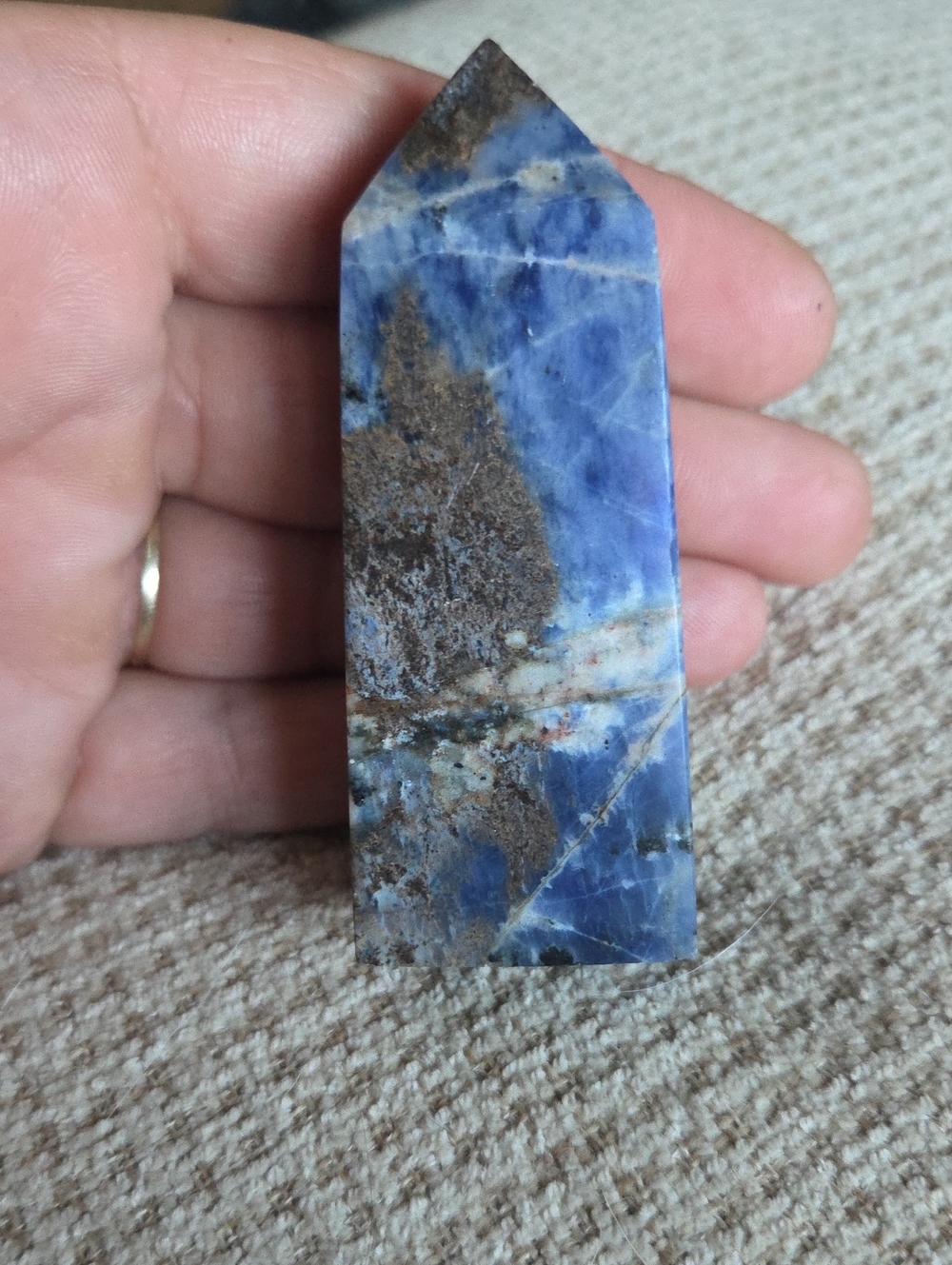 Sodalite Polished Point Tower